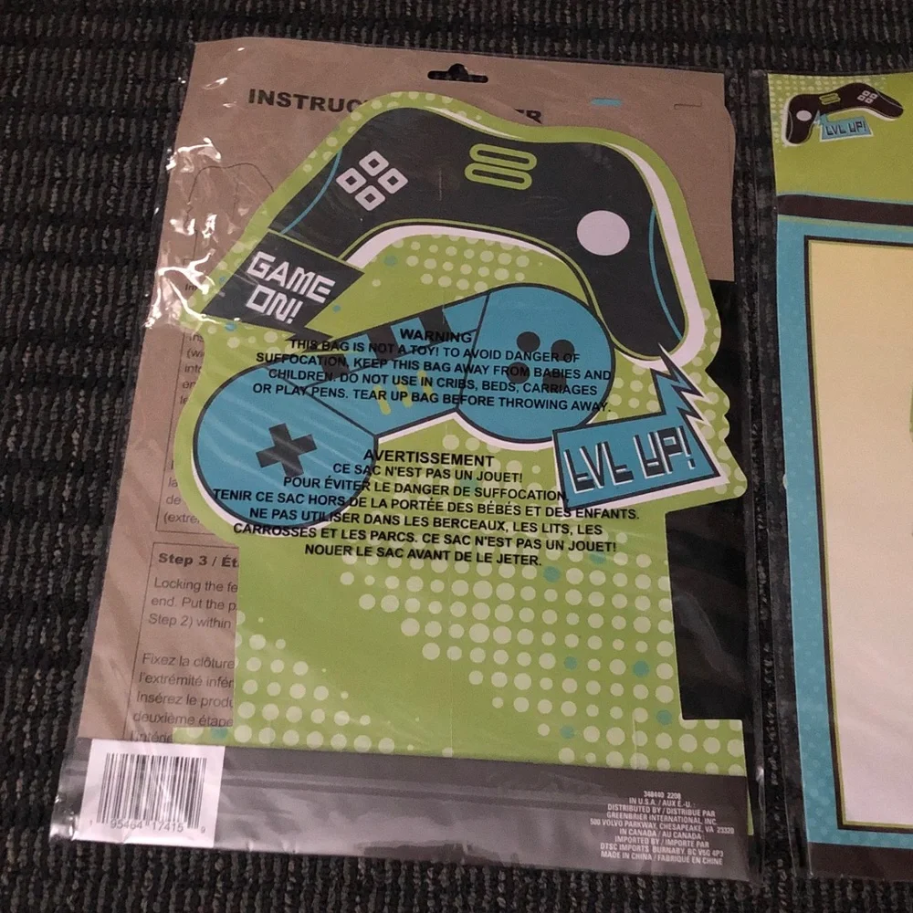 🛍️ Video Game Party Centerpiece Set